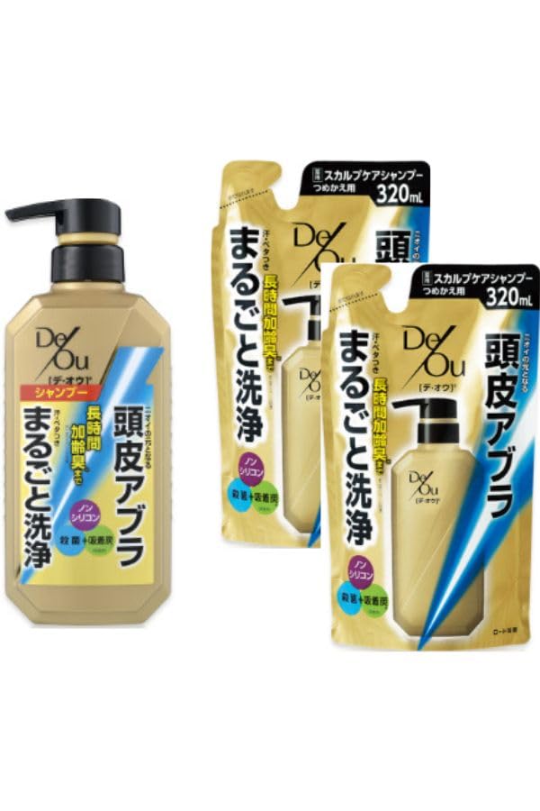 

Deo Medicated Scalp Care Shampoo, 2 refills, assorted set