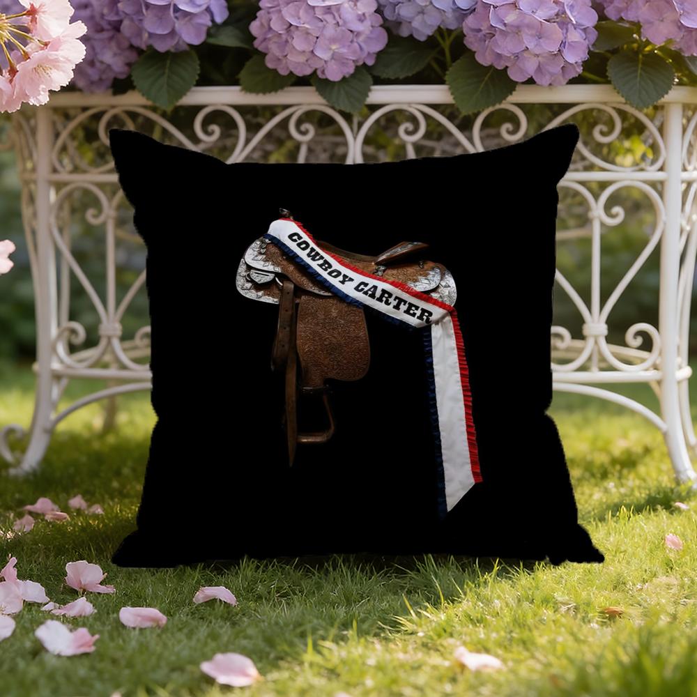 Singer B-Beyonce C-Cowboy Cushion Cover Home & Car Dual-Scene Pillow Cover: Reversible for Premium Comfort