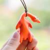 Light-Activated Color-Changing Roast Duck Pendant, Spoof Keychain, Creative Black Tech Toy