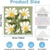 hkejoi 4 Pack Flowers Paint by Numbers Kit for Adults Framed - Small Easy Adult Paint by Numbers Kits, Acrylic Oil Painting Perfect for Home Wall