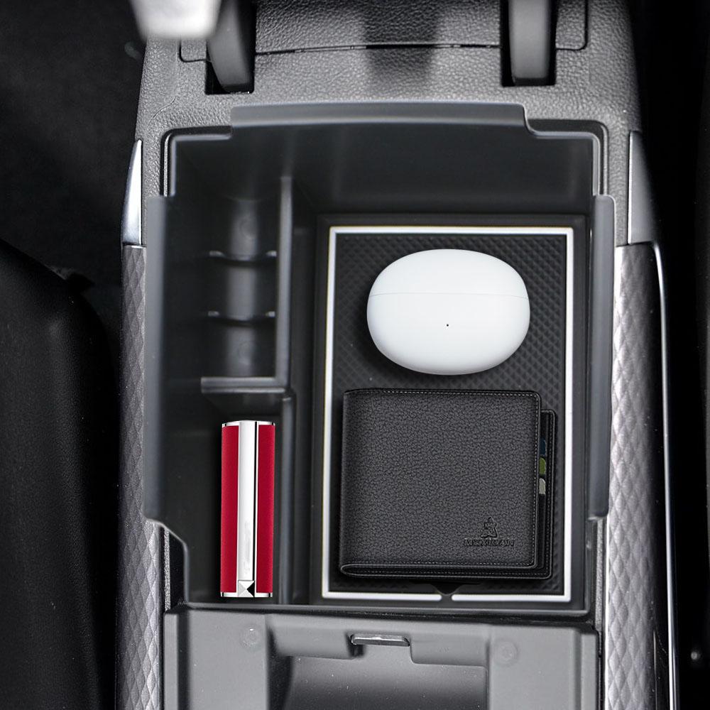 Para Renault KOLEOS QM6 2016-2020 Caja de Almacenamiento Central para Reposabrazos de Coche Contenedor de Guantera Bandeja de Consola Central Accesorios Interiores