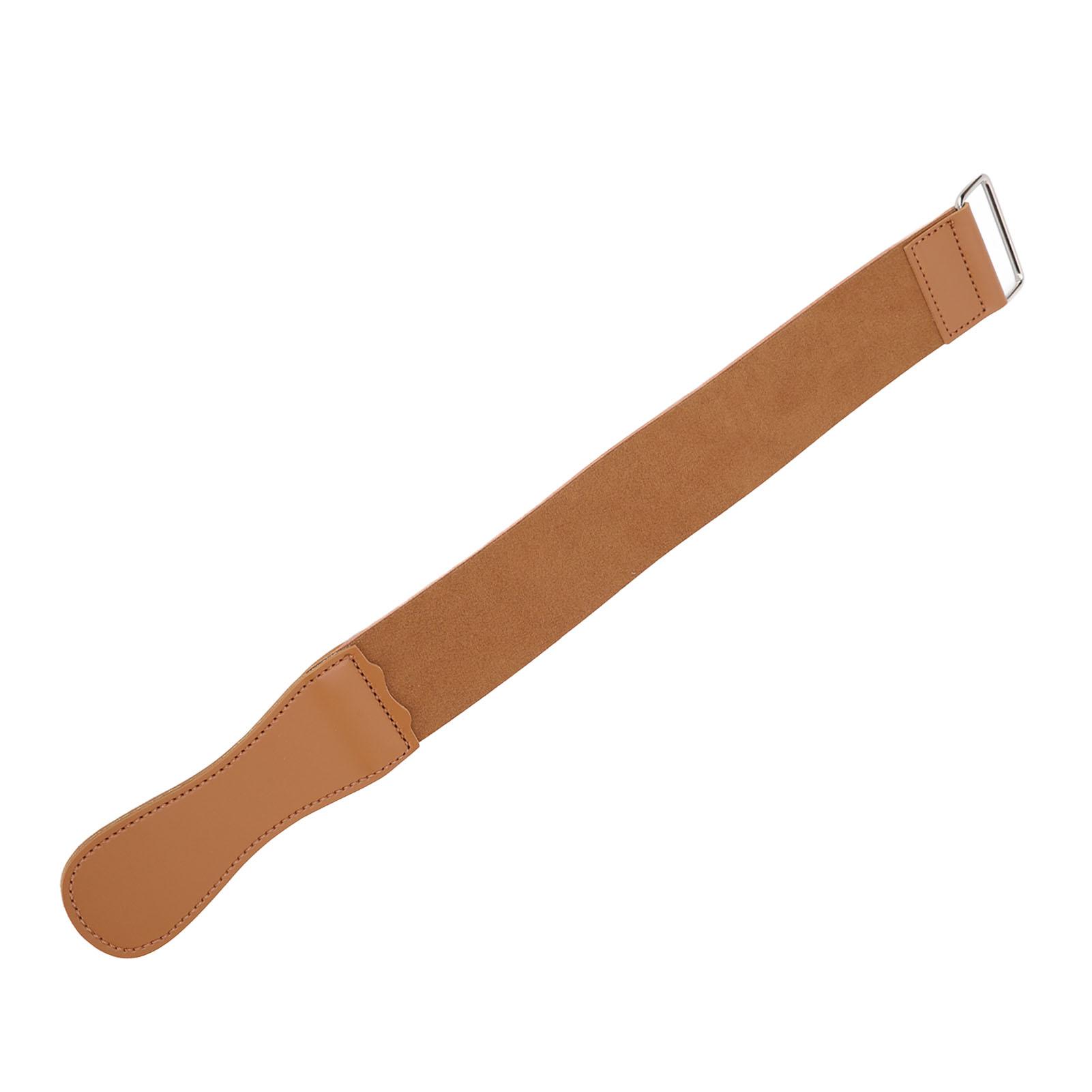 

Razor Strop Synthetic Leather Convenient Professional Straight Sharpening Strap for Men Barber