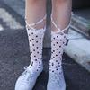 UGLYSHADOW MESH DOTTED SOCKS(WHITE)