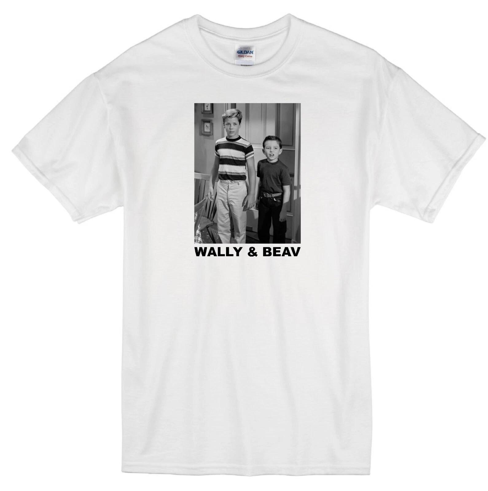 WALLY AND BEAV LEAVE IT TO BEAVER TONY DOW JERRY MATHERS TV WHITE T-shirt S
