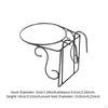 Railing Flower Pot Hanging Basket Planter Iron Art,Multipurpose,Potted Display Rack