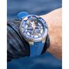 Citizen Promaster Dive Orca Stainless Steel Light Polyurethane 3 ISO Compliant Eco-Drive Watch, Case, Blue, Strap, Hands, (Model BN0238-02L)