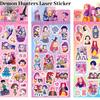 Laser Cut Sticker KPOP Demon Hunters Guka Devil Men's Group for Kids Cute Stationary School Office Art Supplies Decoration