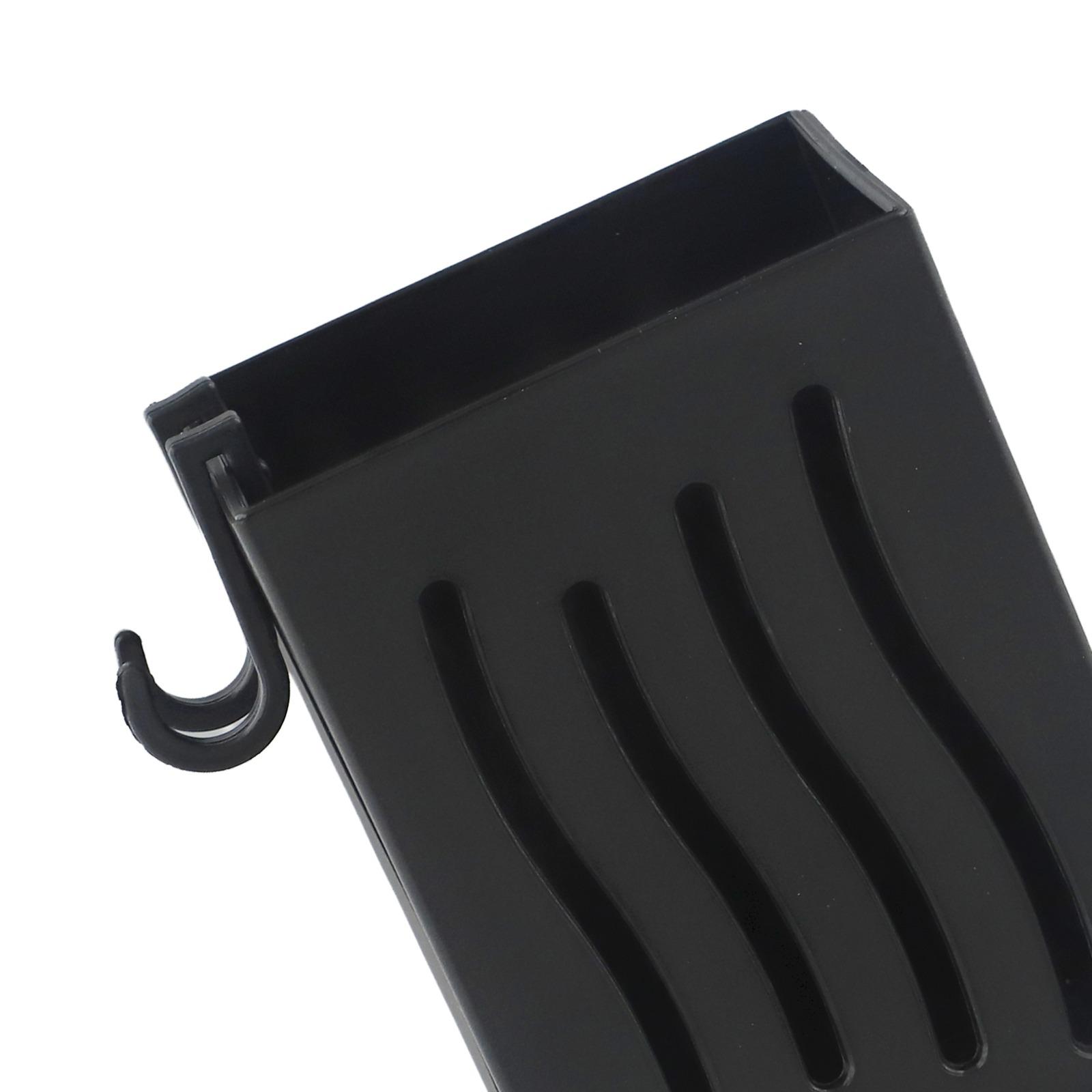 

Easy To Clean Cutlery Holder Cutlery Holder Drainage System Easy To Clean Kitchen Drying Rack Cutlery Holder Package Content чёрный