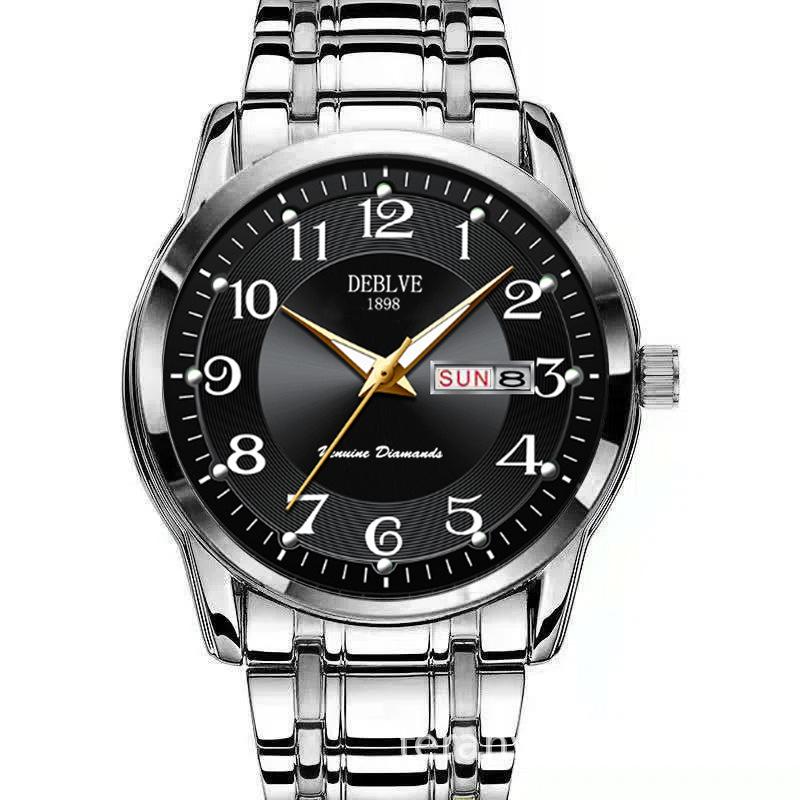 Swiss Automatic Movement Watch Multi-Function Fashion Week Calendar Waterproof Luminous Watch Men'S Non-Mechanical