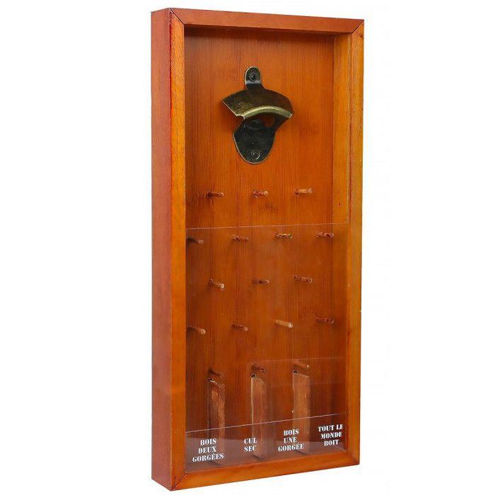 Drinking Game - Mister Gadget - Bottle Opener - Brown