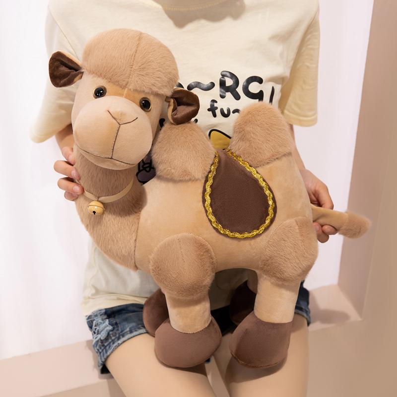 Cute Camel Plush Toys Soft Stuffed Camel Animal Doll Lovely Desert Animal Plush Gift For Adult Soft Bedroon Home
