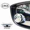 2X 360° Stick On Rear View Auxiliary Blind Spot Mirror Wide Angle SUV Car Truck