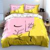 Abstract Minimalist Art Prints Set Soft Comfortable Duvet Cover Bedding Set Included 1*Duvet Cover & 2*Pillowcases, Gift