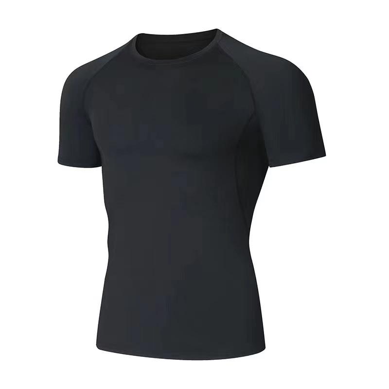 Men's Summer Stretchy Quick-Dry Sports T-Shirt – Breathable, Moisture-Wicking Short Sleeve for Running and Fitness