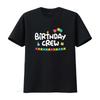 Birthday Squad Clothing Crew T Shirt Vintage Washed Casual Breathable Stylish Graphic Comfortable Designer Clothes Versatile