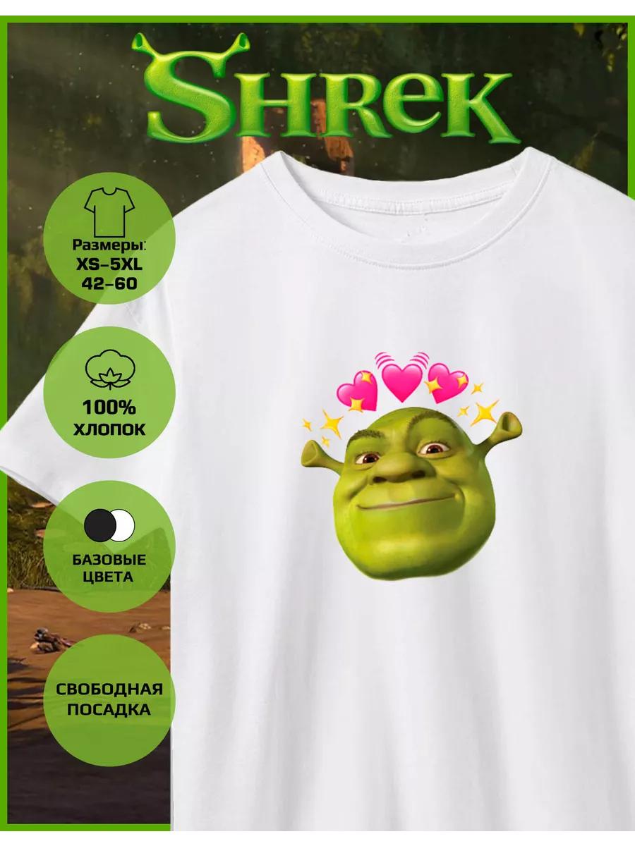 T-shirt with Shrek print 4XL