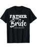 Men's Cotton Crew Neck T-Shirt, "Father of the Bride" Print, Short Sleeve, Regul