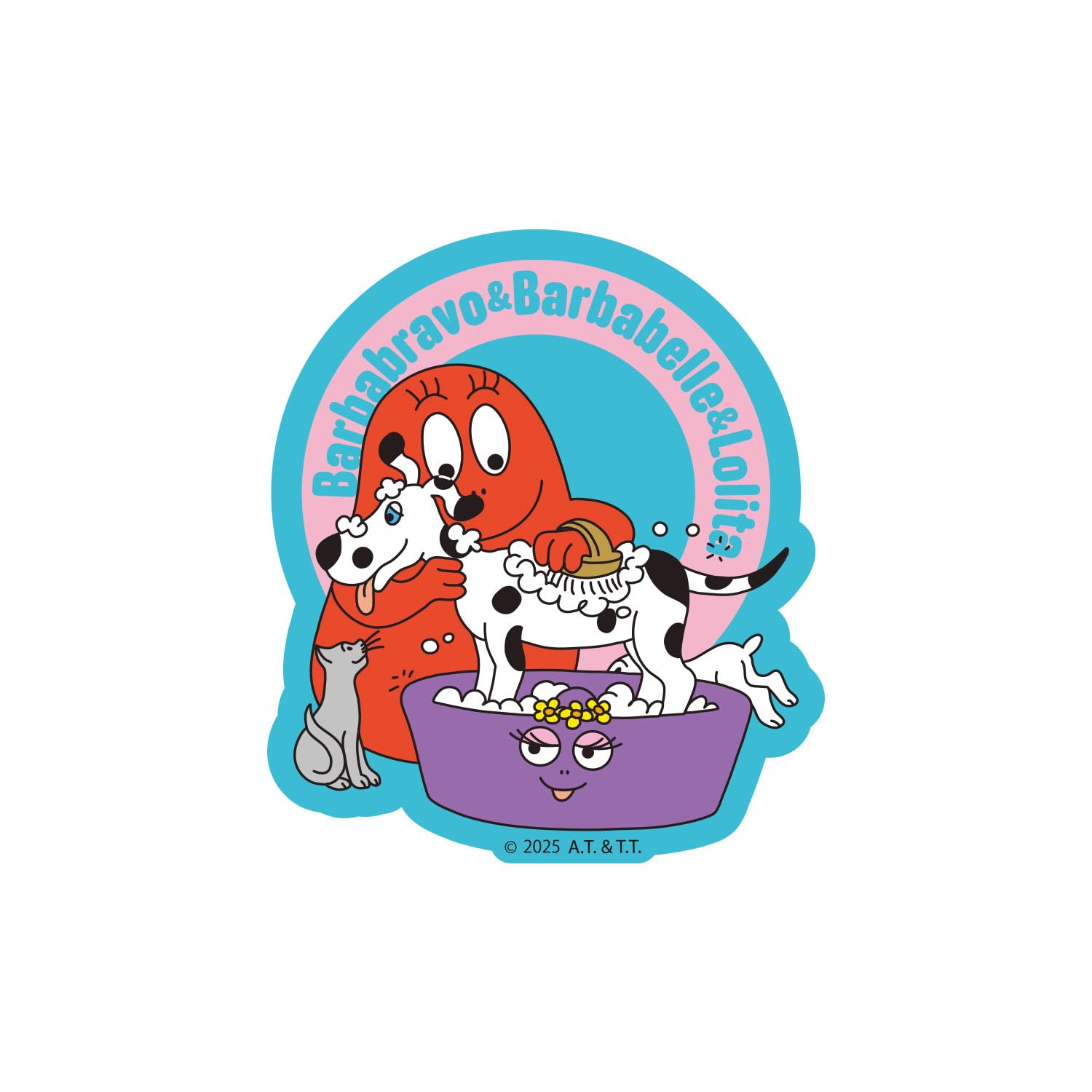 

Маленькая планета Барбапапа Наклейка с персонажем Шампунь