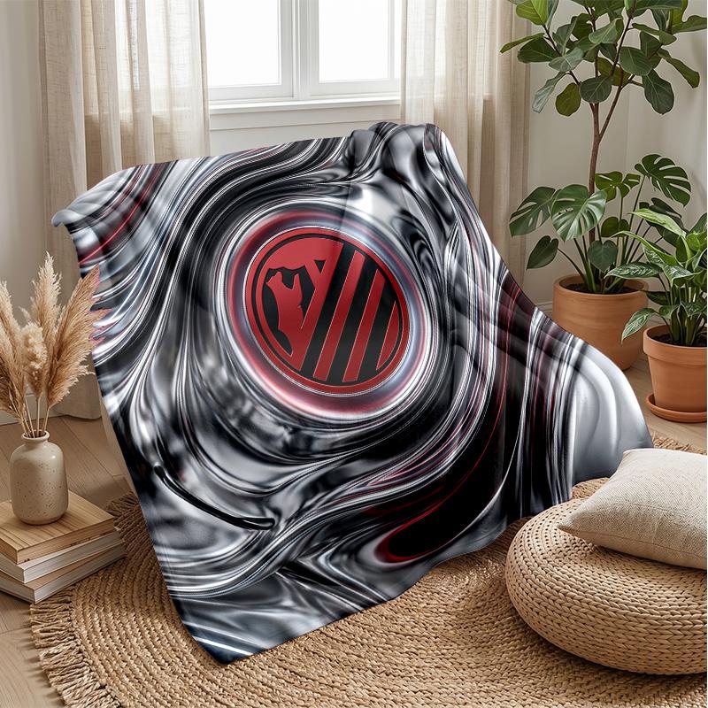Atletico Madrid Theme blanket Soft Flannel Blanket Plush Throw Blanket Cozy Sofa Bed Blanket for Home Decor