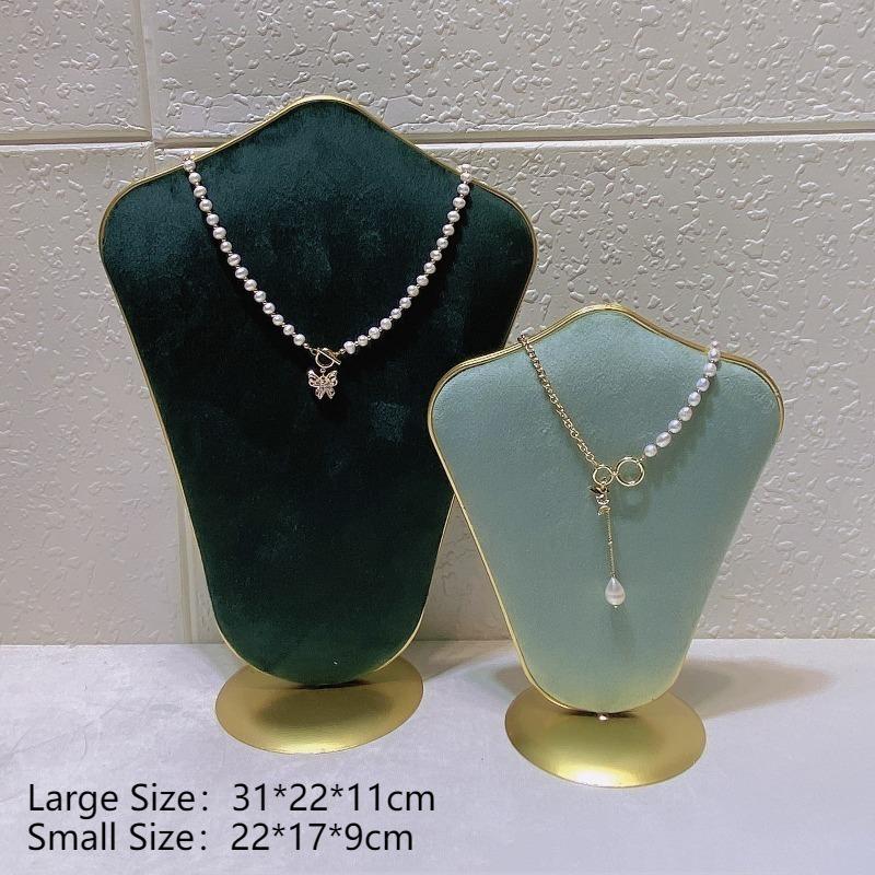 Necklace Jewelry Model Display Rack Rings Bracelet Storage Pallet Counter Jewellery Showcase Tray Live Pictures Trinket Props