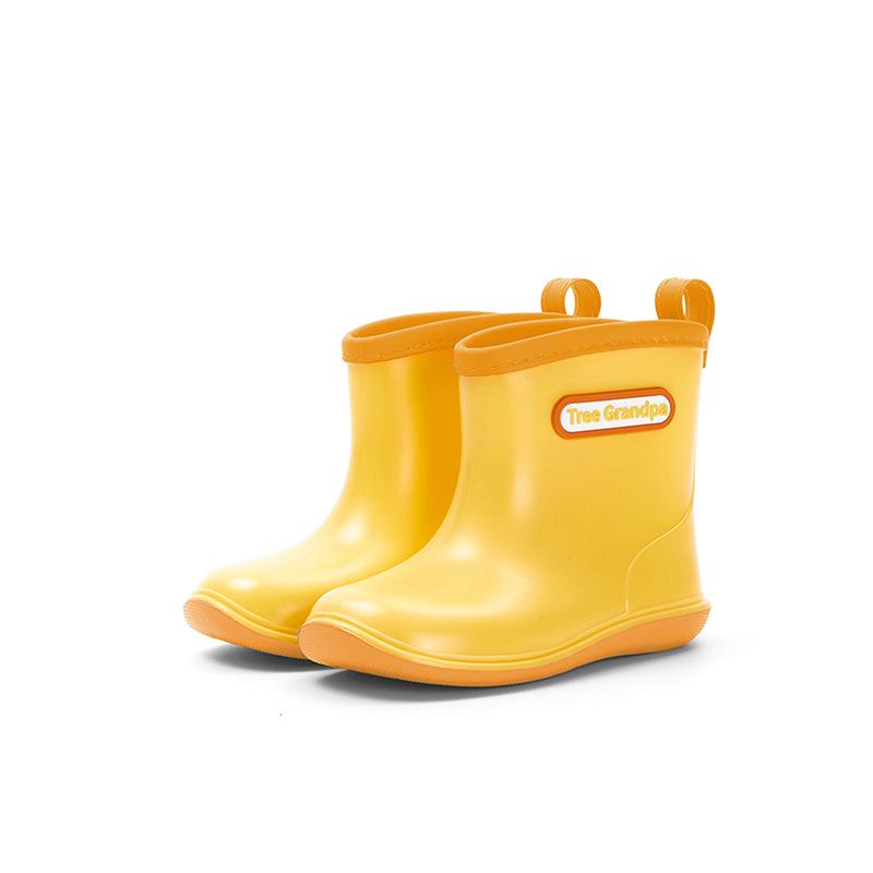 Children's Non-slip Lightweight Mid-calf Rain Boots - Soft Sole for Boys and Girls