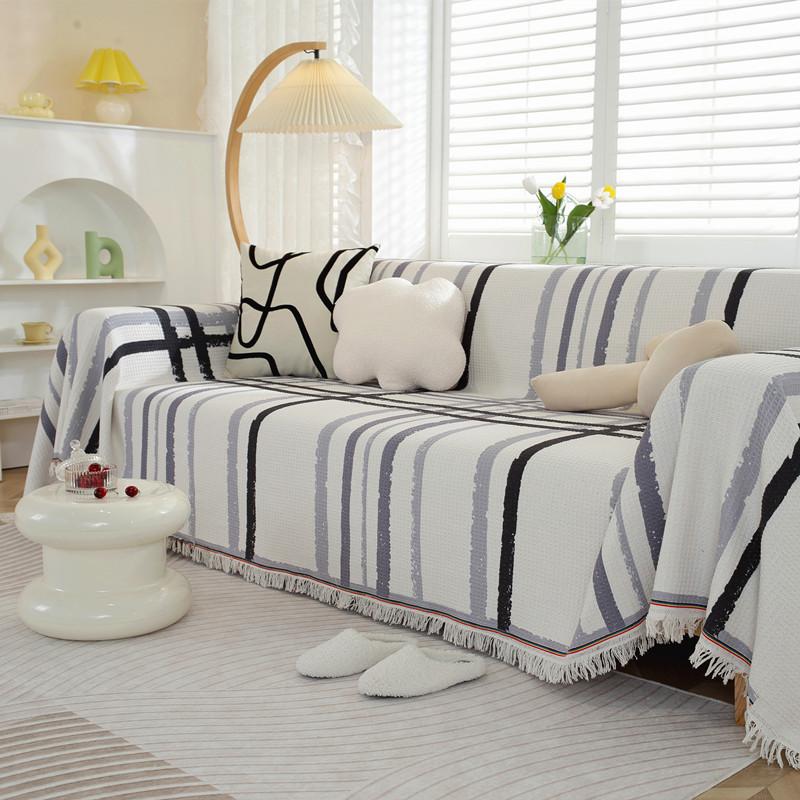 

Диванные пледы Nordic Geometry для кемпинга, пикника, большого размера, для отдыха, пляжного полотенца, полиэстера, хлопкового диванного полотенца, одеяла 180x130