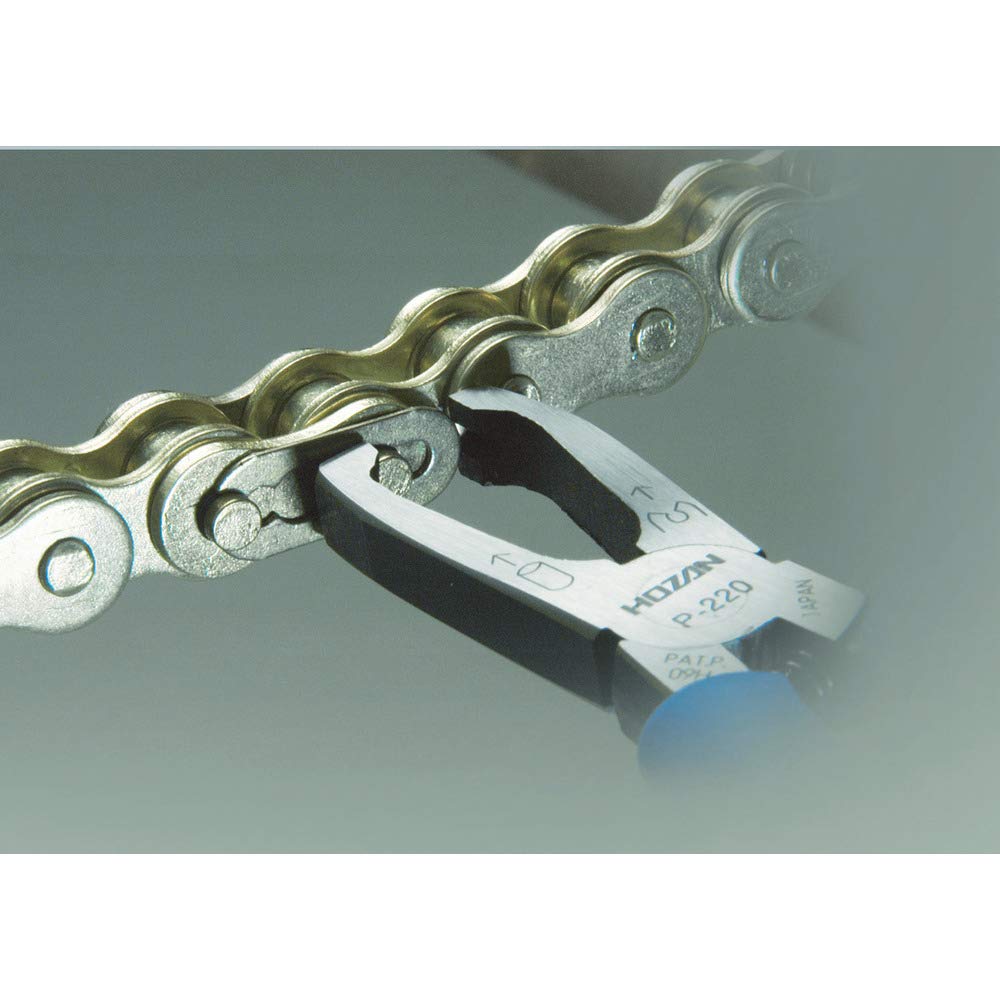 HOZAN Chain Chain Clip Removal and Installation x Pliers, Tool, #35-50, 1/2 1/8, 410-530, P-220