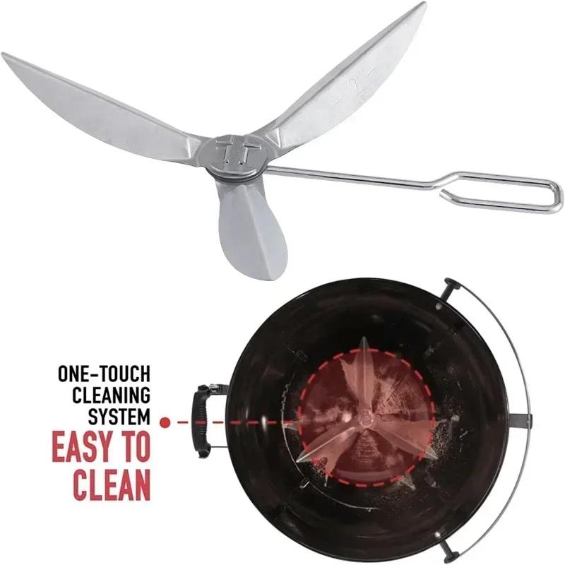 Kit Sistema di Pulizia One-Touch Argento da 18-1/2 Pollici per Griglia Weber per Fondo Griglia per Parti di Ricambio Griglia Weber 7444 lij