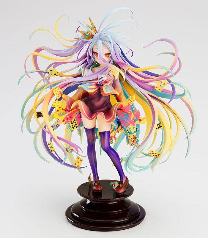 No Game No Life White Yu Enokimiya Art Works Scale Plastic Painted Complete Figure 1/7