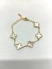 Zircon Flower Shell Pendant Bracelet Light Luxury Simple Temperament Jewelry Niche High Sense Versatile Jewelry Women
