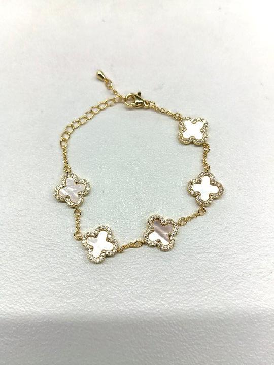Zircon Flower Shell Pendant Bracelet Light Luxury Simple Temperament Jewelry Niche High Sense Versatile Jewelry Women