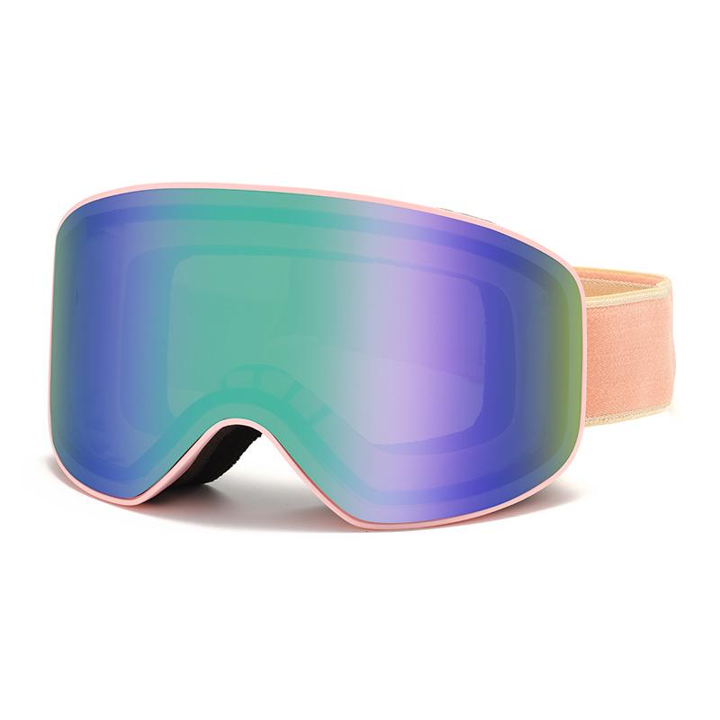 Double-layer anti-fog ski goggles for men and women, outdoor mountaineering windproof goggles for myopia