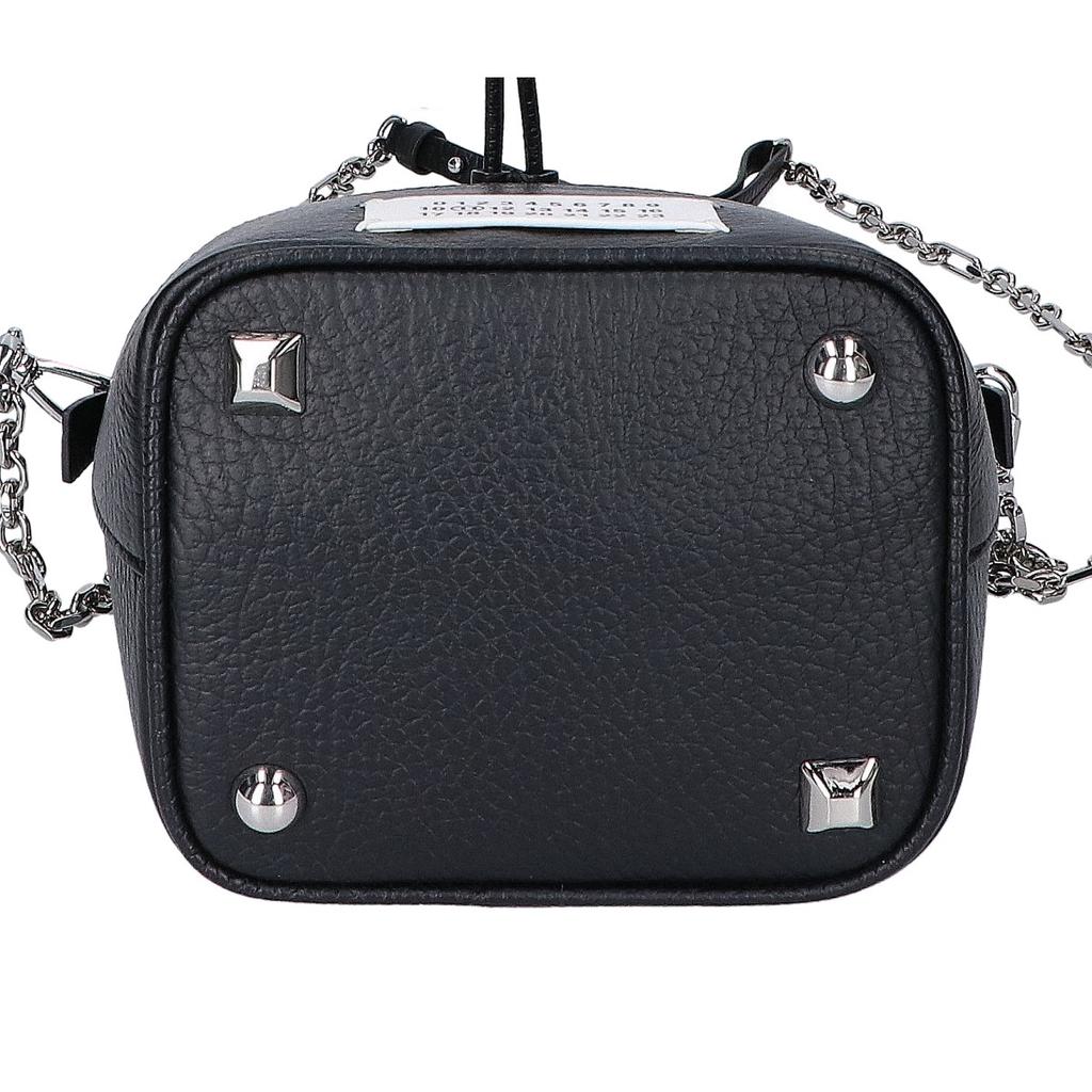 Maison Margiela S61WG0035 5AC Bucket Bag Grainy Leather 2-Way Handbag Shoulder bag blackUsed