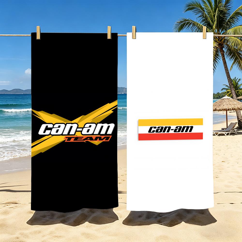 C-Can-Am Towel Polyester Beach Towel Quick Dry Sand Free Bath Towel For Summer Pool Travel Vacation