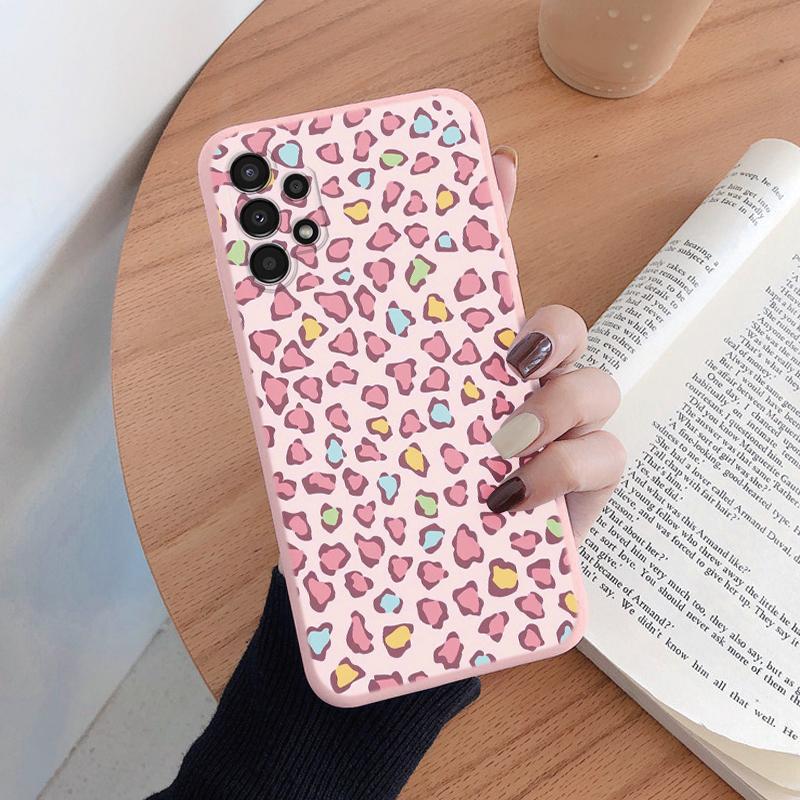 For Samsung Galaxy A13 4G A 13 5G Phone Case Fashion Leopard Print Pattern Soft Silicone Funda For Samsung A36 A15 A25 A35 Cover