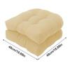 U Shaped Rattan Chair Cushion Durable Chair Outdoor Pad With Recycled Polyester Fill Durable Superior Comfort Chair Cushions