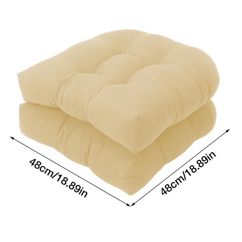 U Shaped Rattan Chair Cushion Durable Chair Outdoor Pad With Recycled Polyester Fill Durable Superior Comfort Chair Cushions