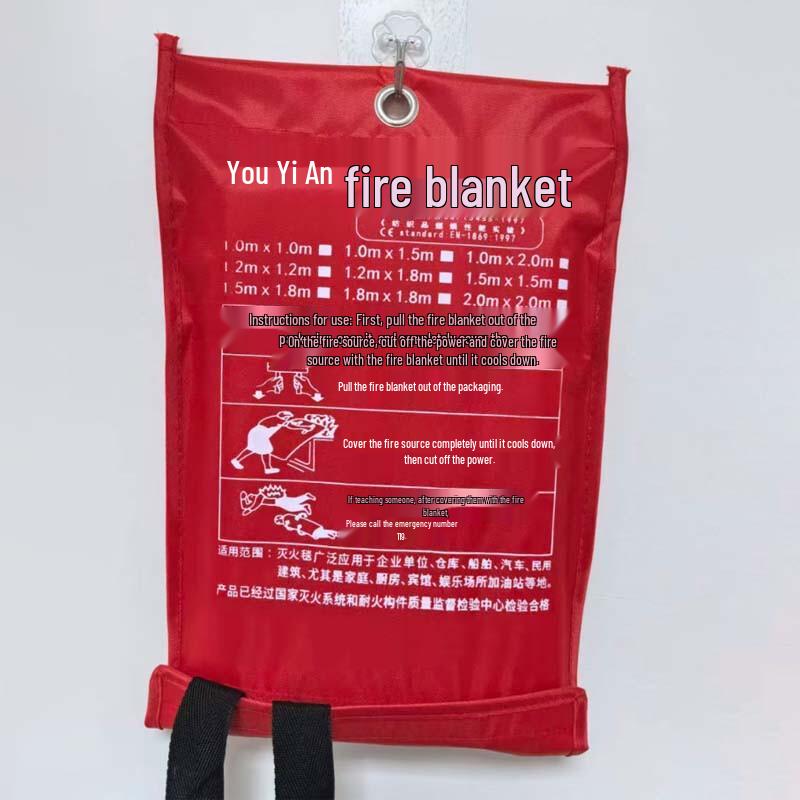 Youyian Fiberglass Silicone Fire Blanket