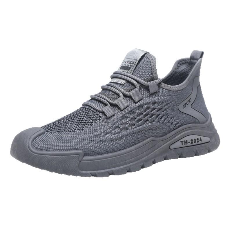 Spring and Summer New Men's Shoes Casual Shoes Mesh Men's Breathable Fly-woven Sports Shoes Running Shoes Men's Shoes