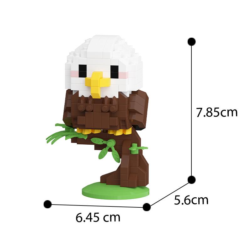 Non-Toxic 12 Styles Gifts Box Cute Zoo Series Building Blocks Kit Kids Toys Diy Micro Blocks Educational Toys Birthday Gifts