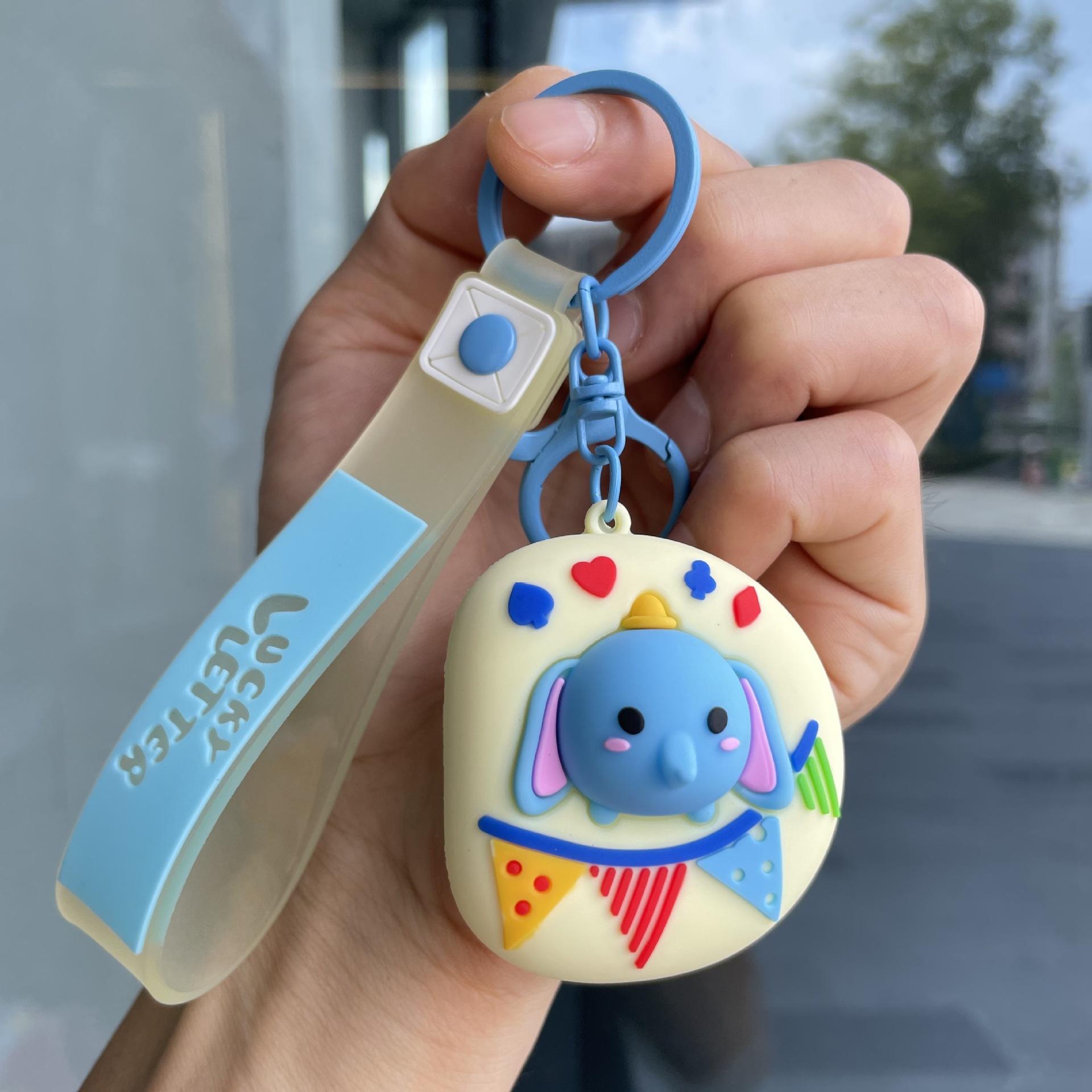 

New Anime Cute Letter Shape Figure Key Chain Bag Pendant Model Doll Car Key Ring Decorative Toy Gift