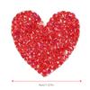 10PCS Hrt Shaped Rhinestones Applique 4cm Hot Fix Rhinestones Clothing Accessories Shoes Decoration