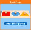 Wooden Geometric Shape Matching Board For Toddlers Educational Toy For Early Learning
