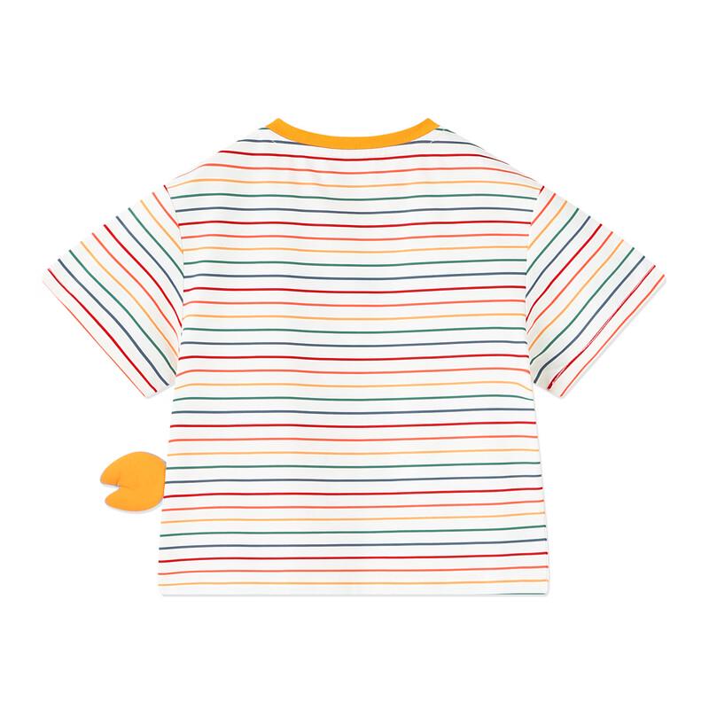 B.Duck Boys' Cartoon Print Short Sleeve T-Shirt