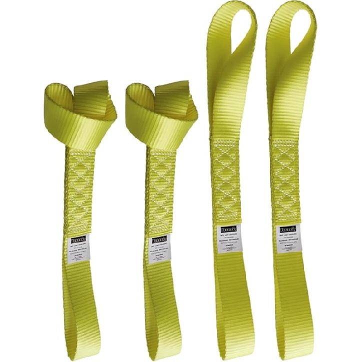Soft Loop Tie Down Straps (4PK) Heavy Duty Motorcycle Tie Down Straps Loop Straps 1.5” X 18” X 10,000 LBS for ATV, UTV Trailer