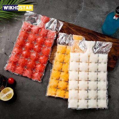 10/50Pcs/Pack Disposable Ice Cube Mold DIY Self-Sealing Ice Cube Bag Transparent Design for Faster Freezing Kitchen Gadgets for Creative Ice Making