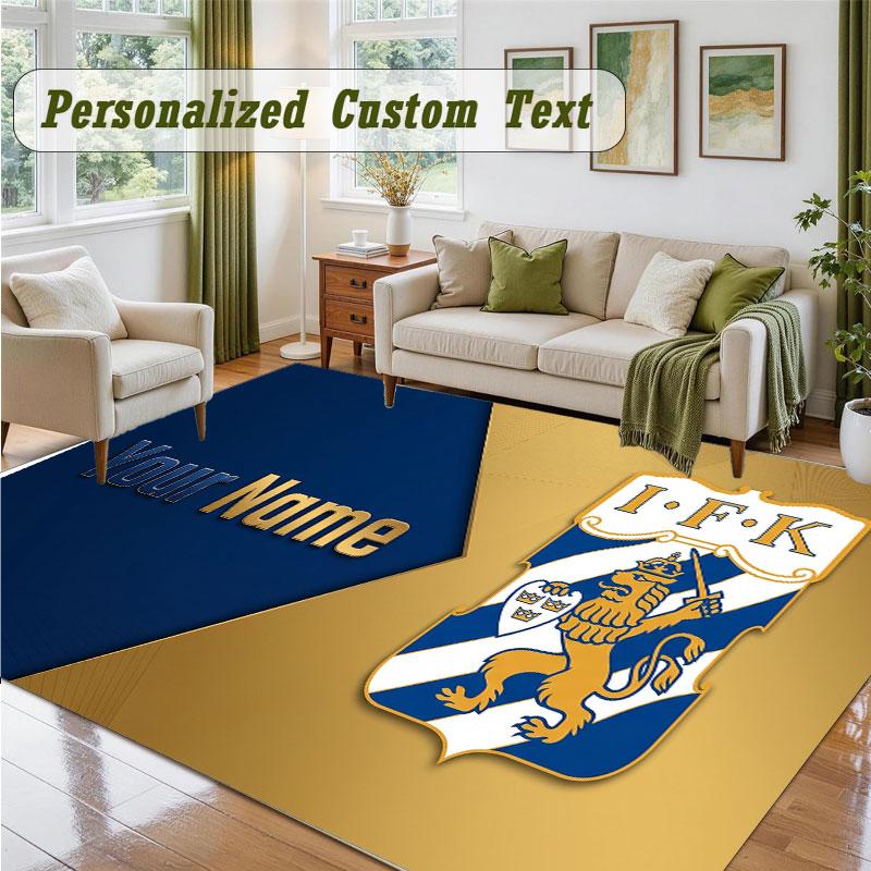 Crystal Velvet Square Rug Custom Nameifk göteborg Pattern Non Slip Home Floor Decor Rug