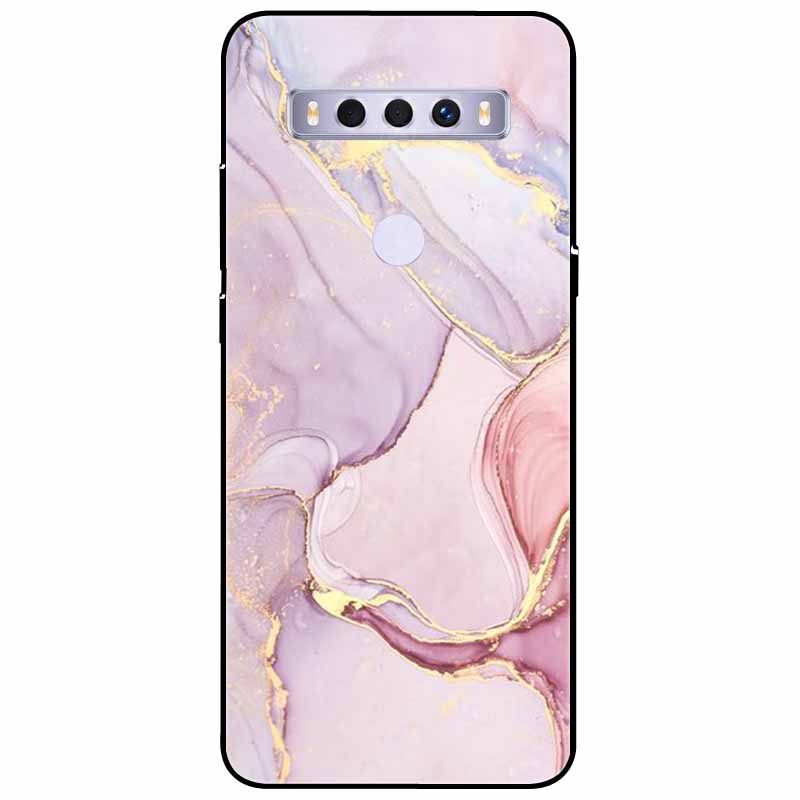 Case For TCL 10 SE Cover Marble Soft Silicone Fashion TPU Back Bumpers for TCL 10SE T766U T766H Protective Funda for TCL10SE