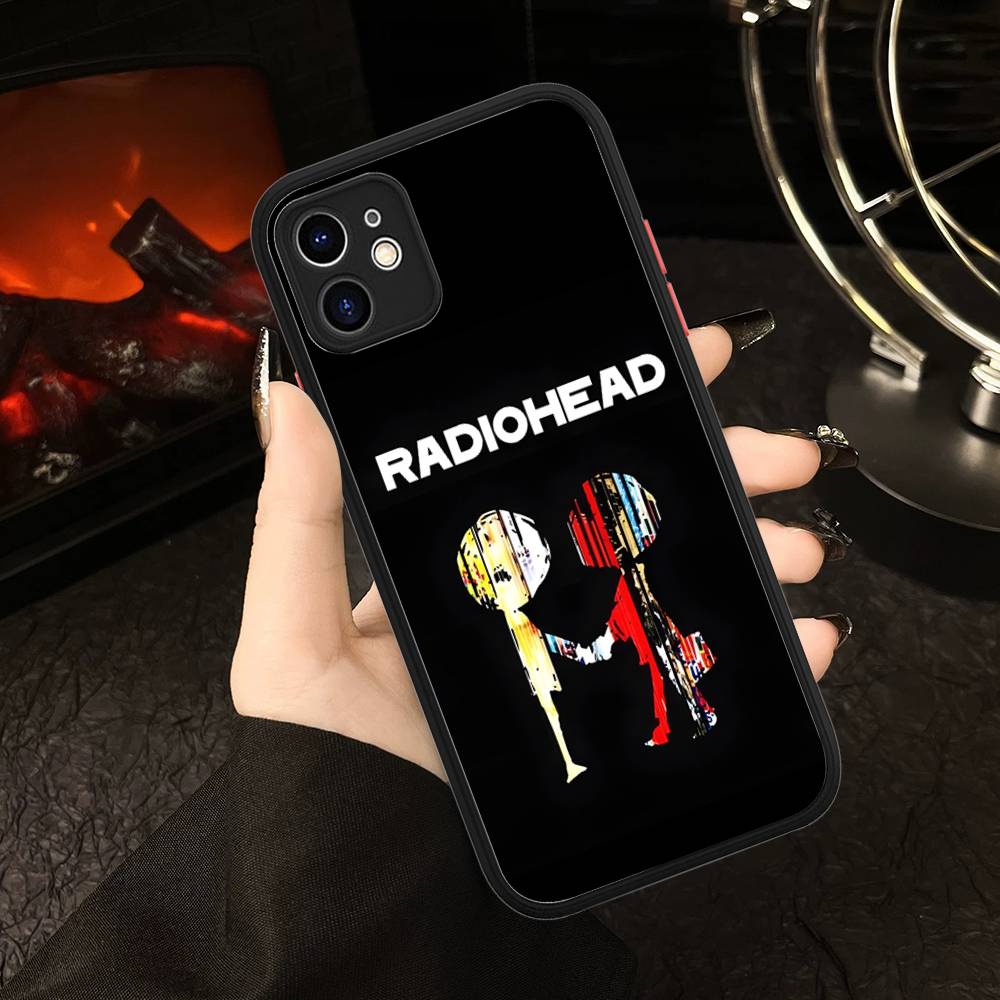 R-Radiohead Rock Band Phone Case For IPhone 15 14 13 12 11 Pro Max X XS MAX Plus Matte Soft Back Cover