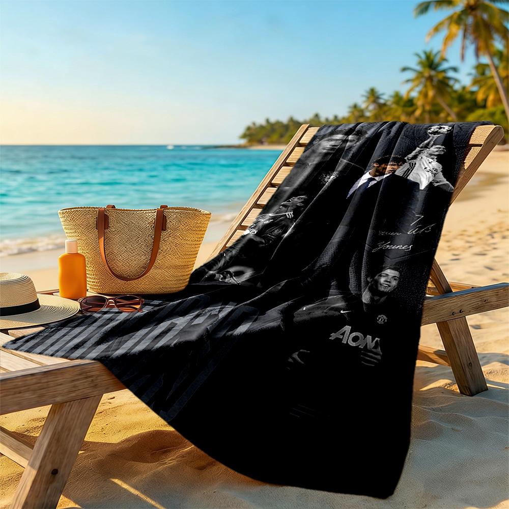 Cristiano Ronaldo Beach Towel Soft Durable Quick-Dry Comfortable Lightweight Portable for Swimming,Beach,Camping, Travel, Beach Accessories,Gym